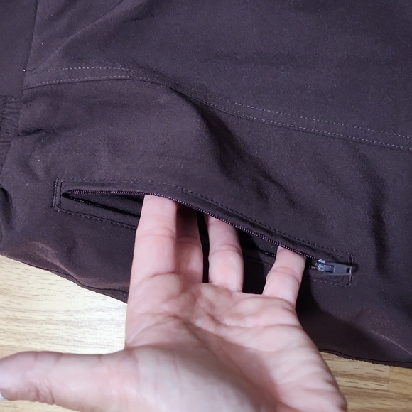 Old Navy Burgandy Powersoft Seamed Track Jogger Pants Women Size Small - Picture 2 of 7